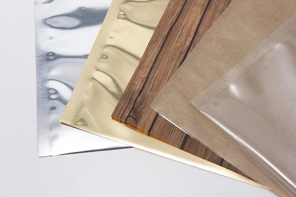 Bolsas de vacío en distintos acabados